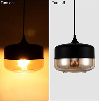 glass pendant lights for kitchen